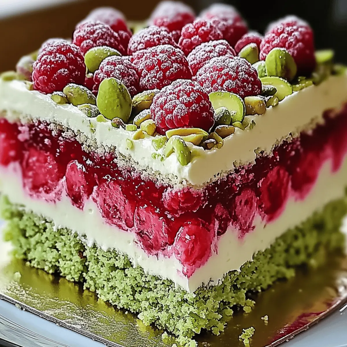 Heavenly Pistachio Raspberry Dream Cake for Every Celebration