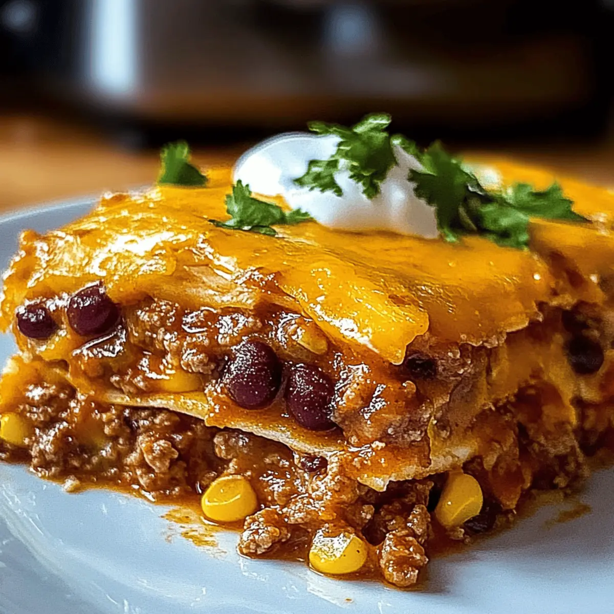 Layered Burrito Casserole: Comforting Family Feast to Share