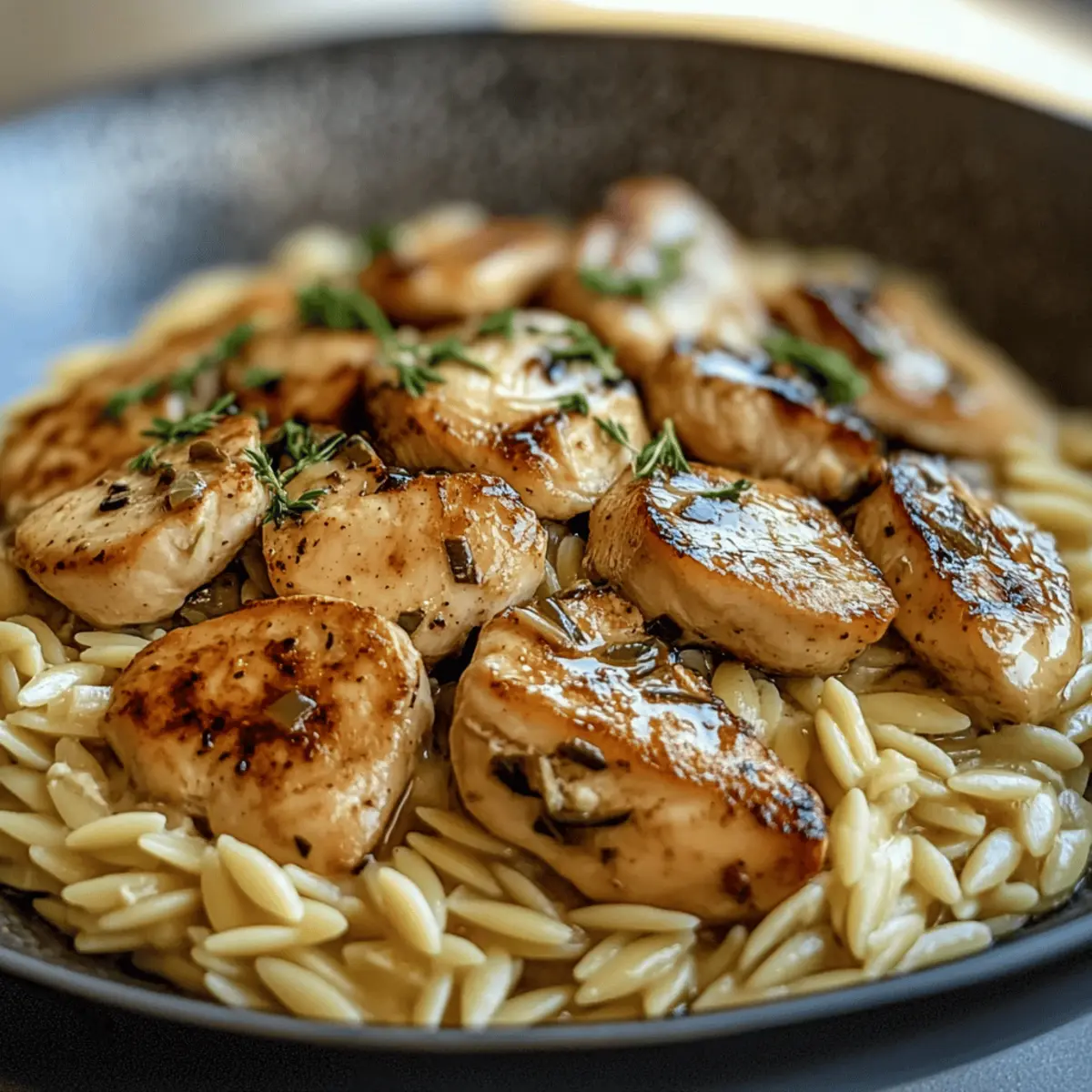 Delicious Marsala Chicken Orzo for Cozy Dinner Nights