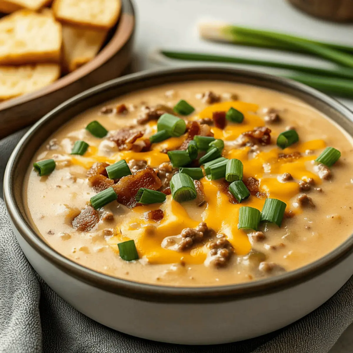 One-Pot Cheeseburger Potato Comfort Soup for Cozy Nights