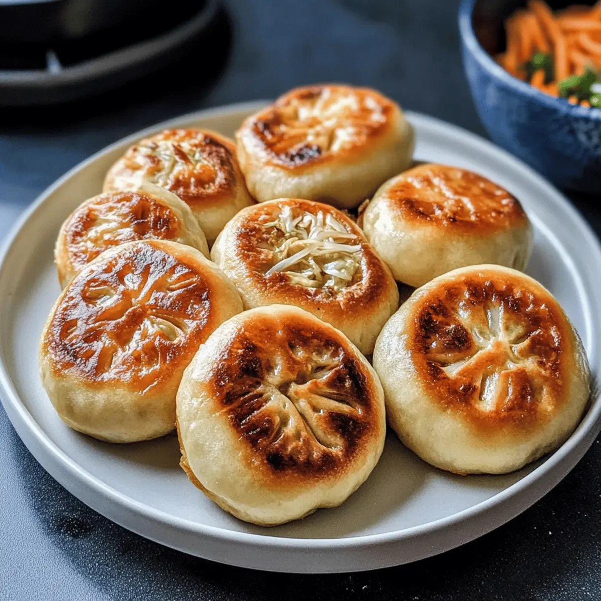Crispy Pan-Fried Cabbage and Noodle Buns You’ll Love