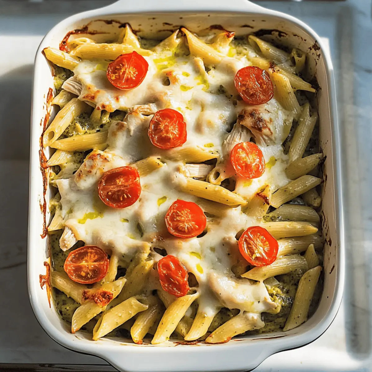 Creamy Pesto Chicken Pasta Bake Your Family Will Crave