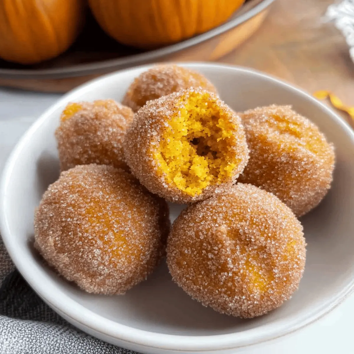 Delightful Pumpkin Donut Holes for Cozy Fall Mornings