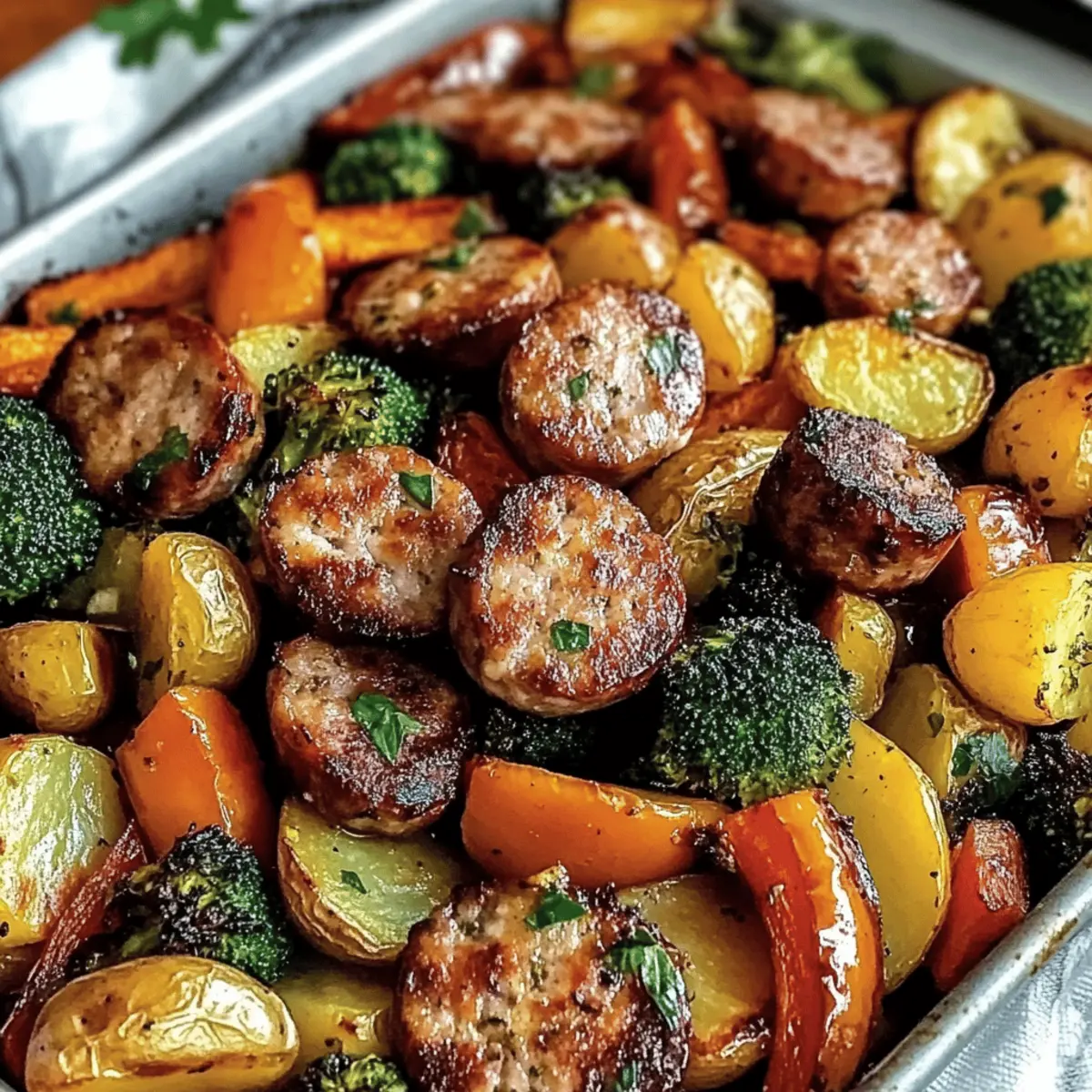 Savory Sheet Pan Sausage & Veggies for Effortless Delights