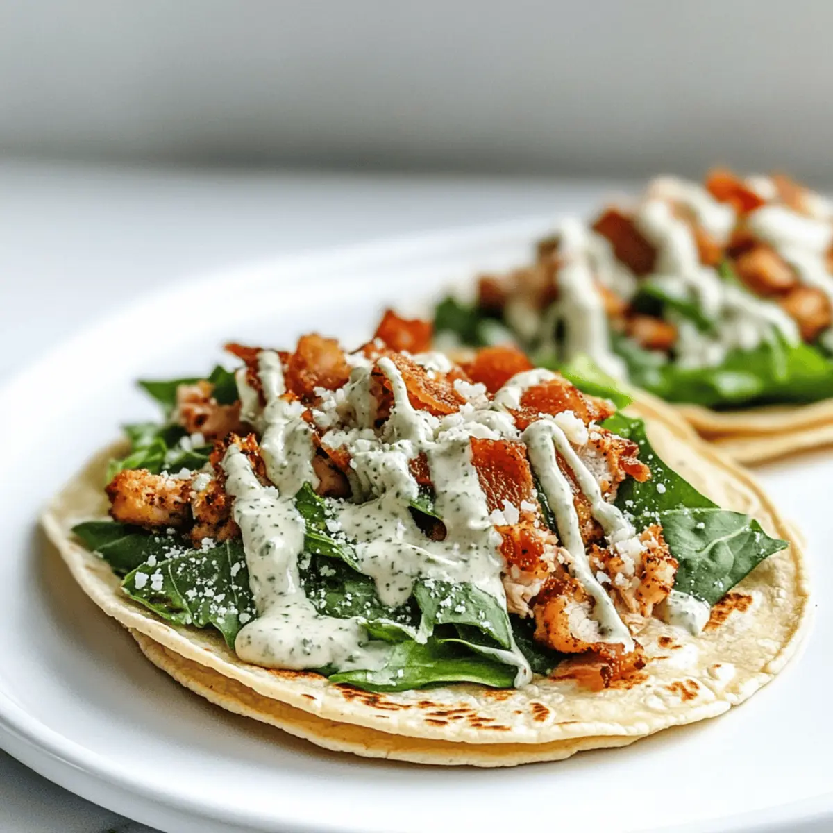Smash Chicken Caesar Tacos for a Quick Flavor Fix