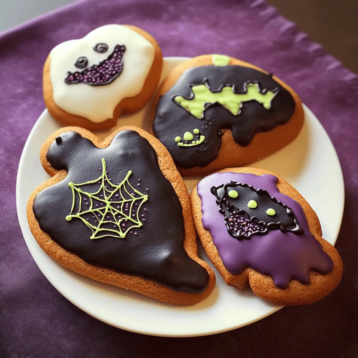 Spooktacular Halloween Decorated Cookies for Festive Fun