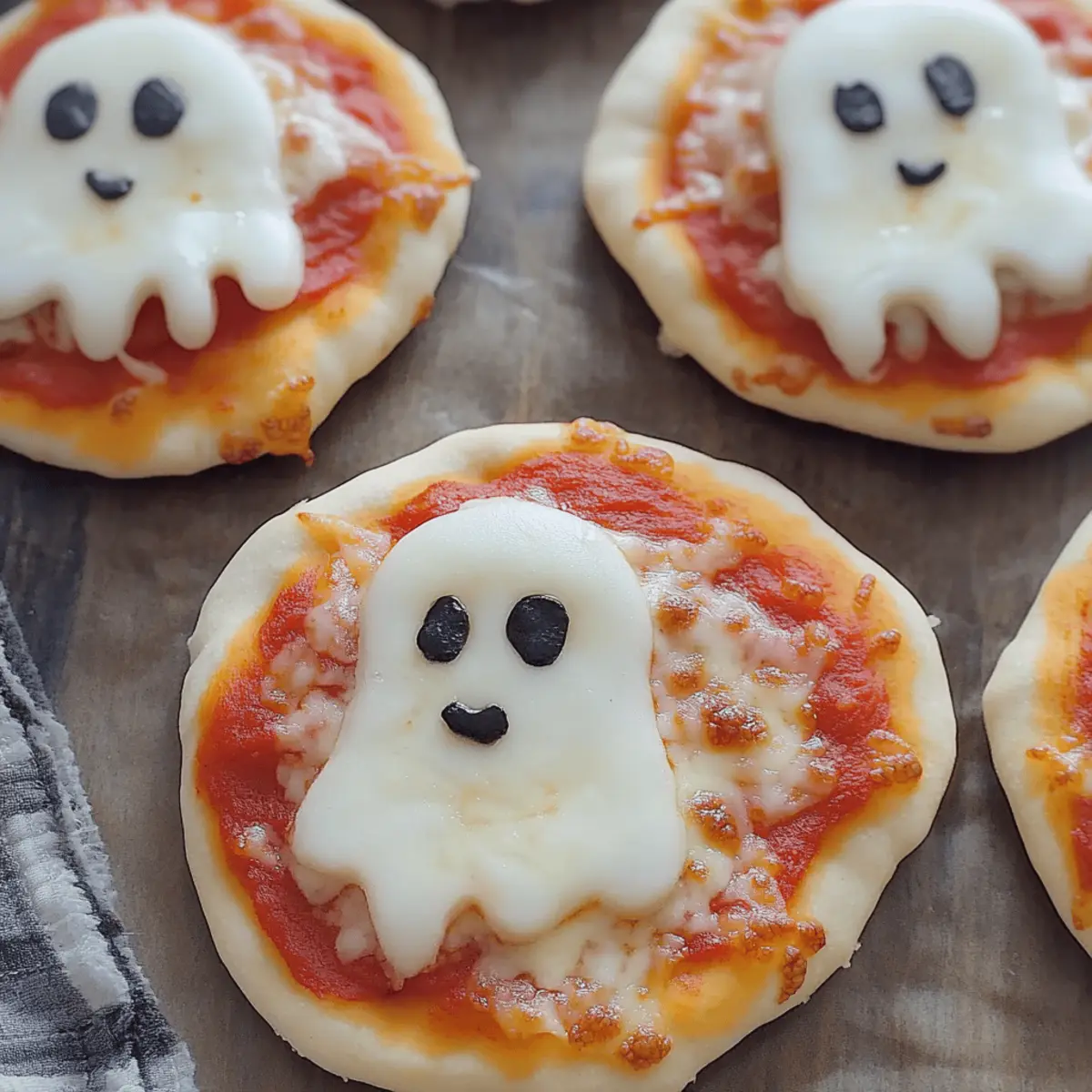 Spooktacular Mini Ghost Pizzas for a Fun Halloween Feast