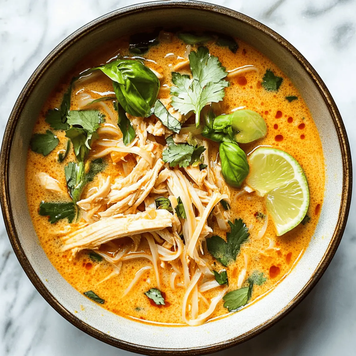 Delicious Thai Chicken Curry Soup ready in just 20 minutes