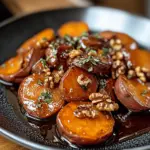 Walnut Maple Roasted Sweet Potatoes