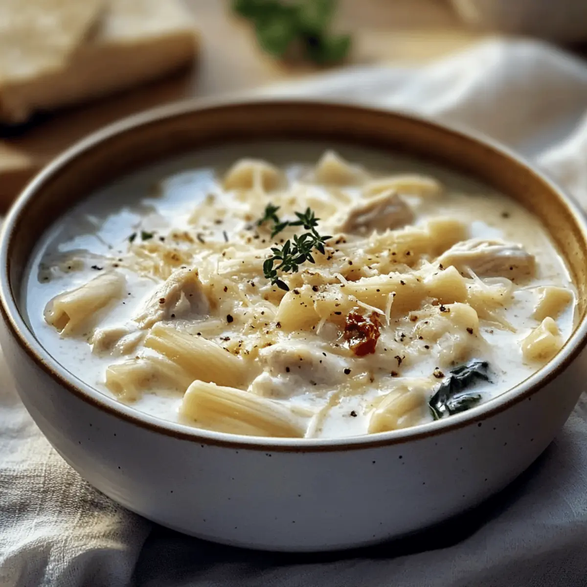 Creamy White Chicken Lasagna Soup that Warms Your Soul