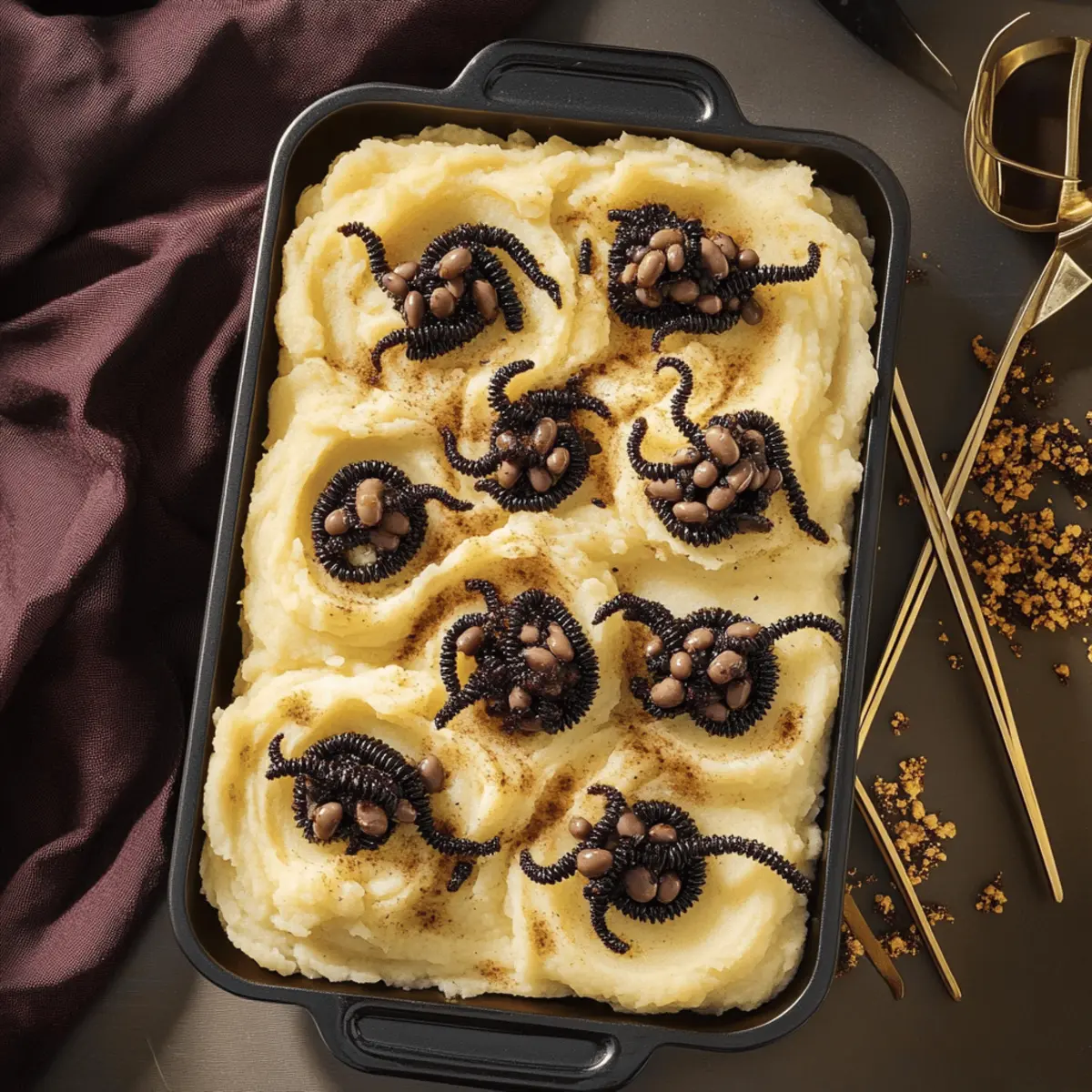 Worms & Dirt Shepherd’s Pie: A Halloween Treat to Delight