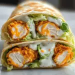 crispy chicken ranch snack wrap