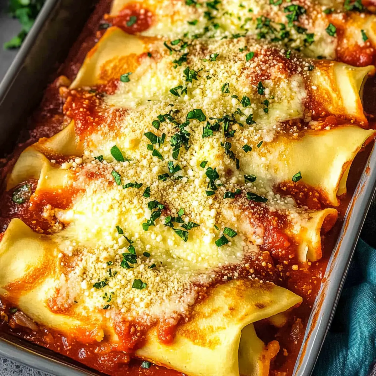 Authentic Homemade Italian Manicotti with Crepes Just Like Nonna