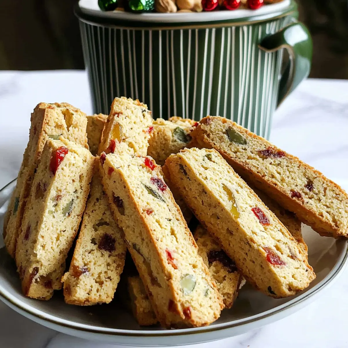 Irresistible Christmas Biscotti with Fruit and Nut Delight