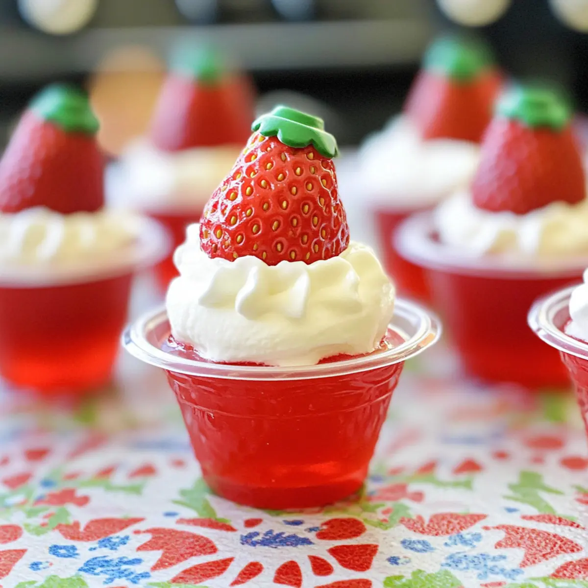 Santa Hat Jello Shots: A Fun and Festive Holiday Delight