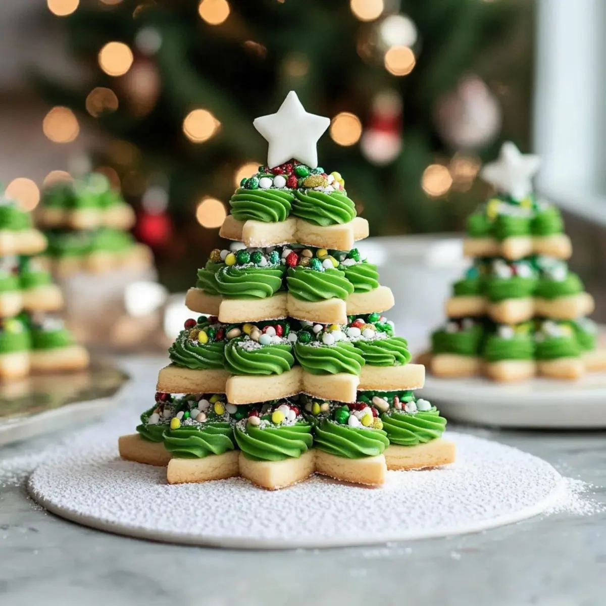 3D Christmas Tree Sugar Cookies That Wow Everyone This Holiday