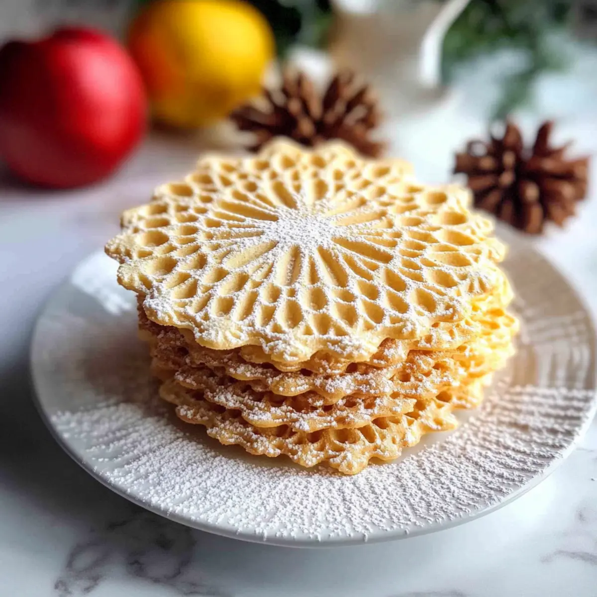 Classic Italian Pizzelle: Homemade Crisp Cookies to Savor