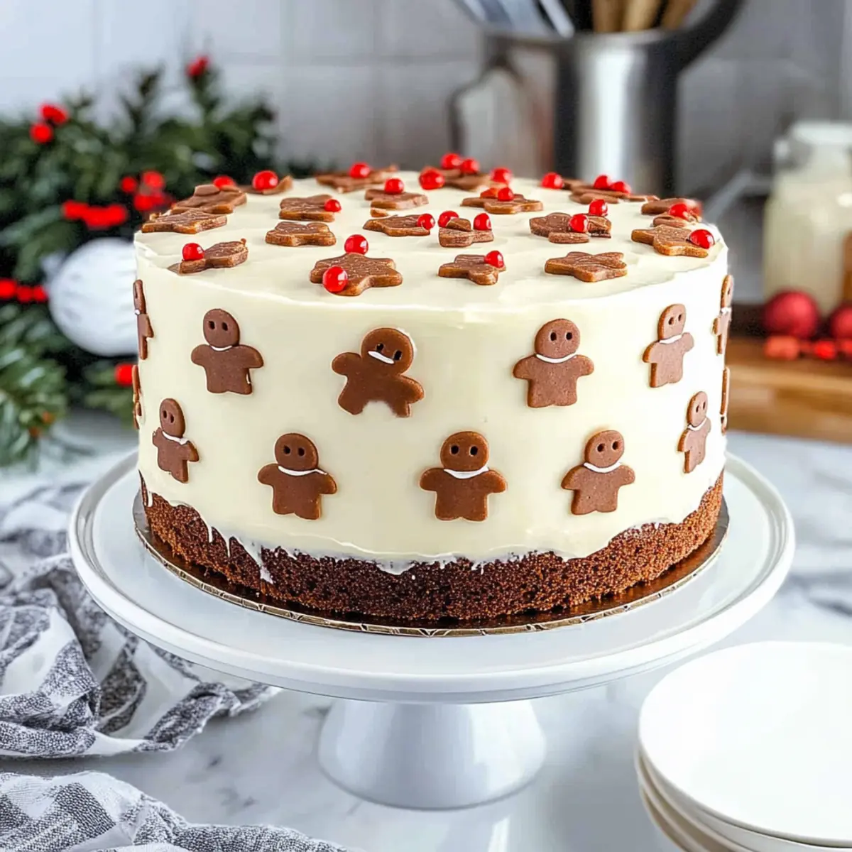 Irresistible Gingerbread Layer Cake for Your Holiday Feast