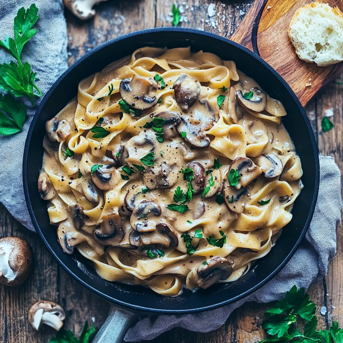 Creamy Vegan Mushroom Stroganoff: Comfort Food in 20 Minutes