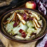 Apple Cream Braised Cabbage