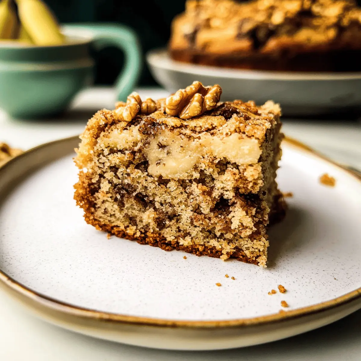 Irresistibly Moist Banana Coffee Cake to Brighten Your Day