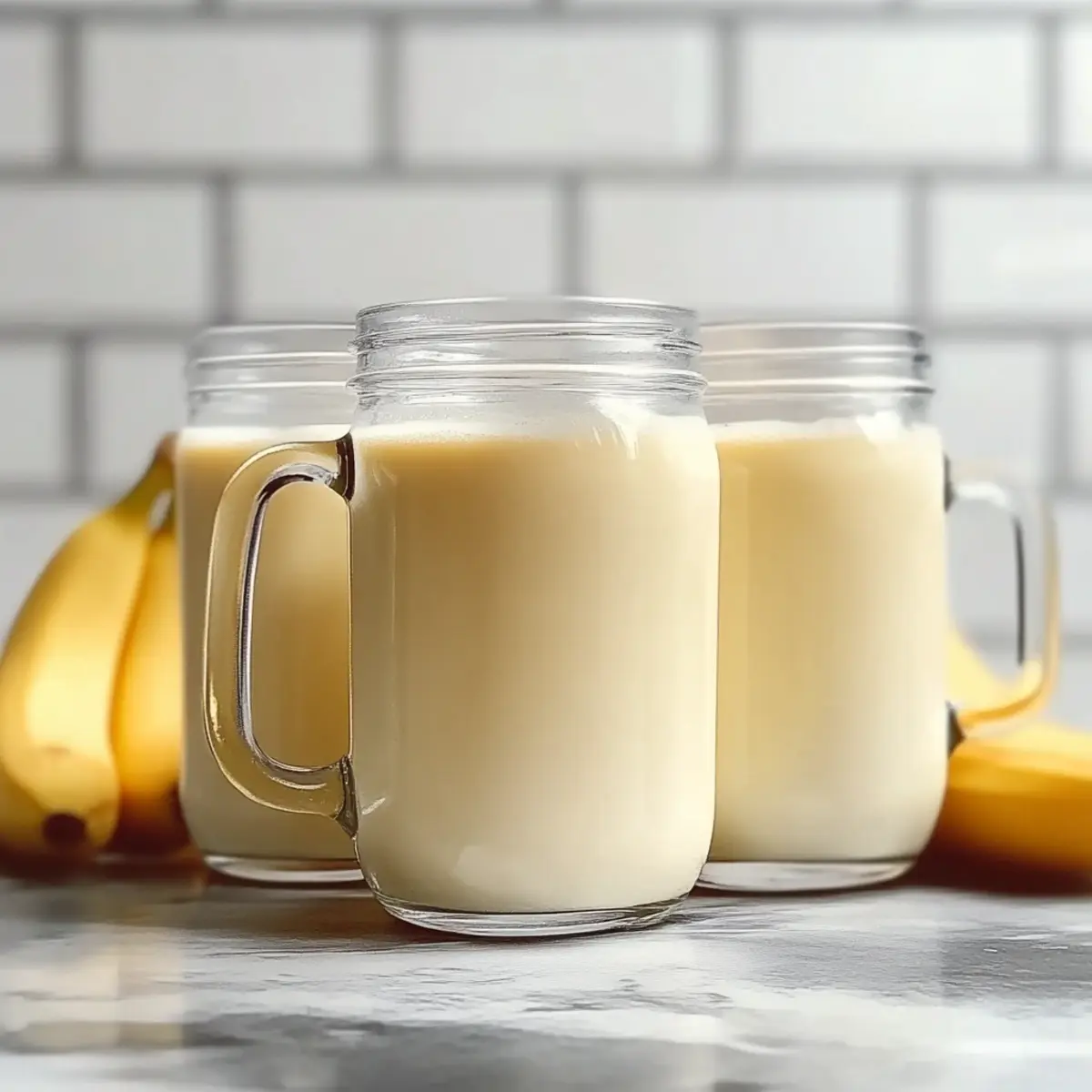 Deliciously Creamy Vegan Banana Milk in Just 2 Minutes