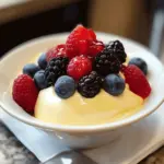 Bavarian Cream and Berries