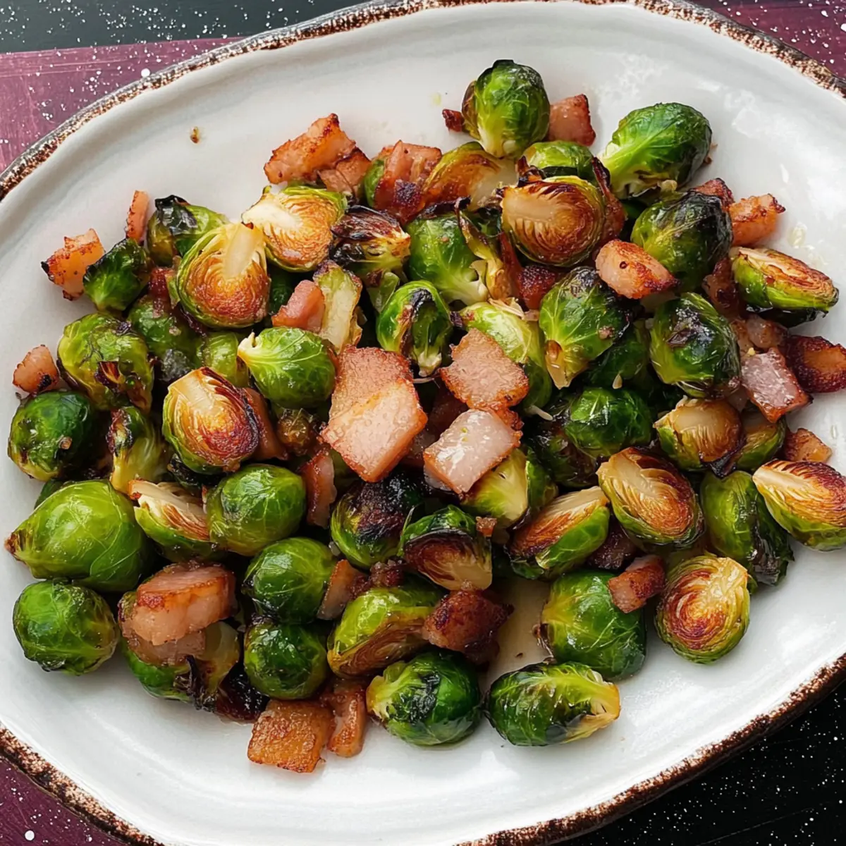 Savory Brussels Sprouts with Shallots and Salt Pork Delight