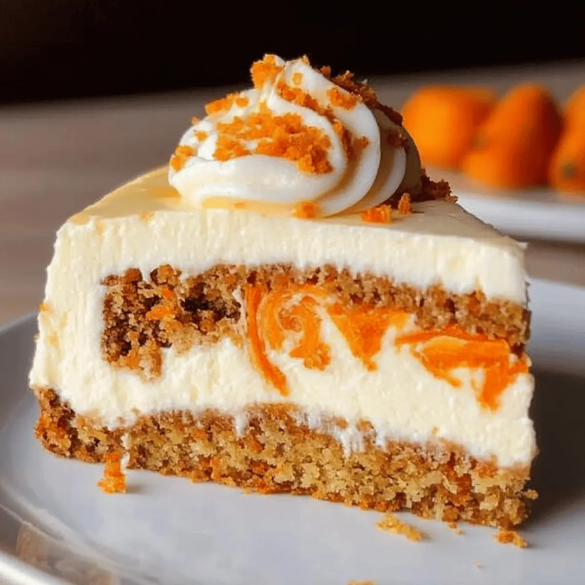 Irresistibly Creamy Carrot Cake Cheesecake to Savor!