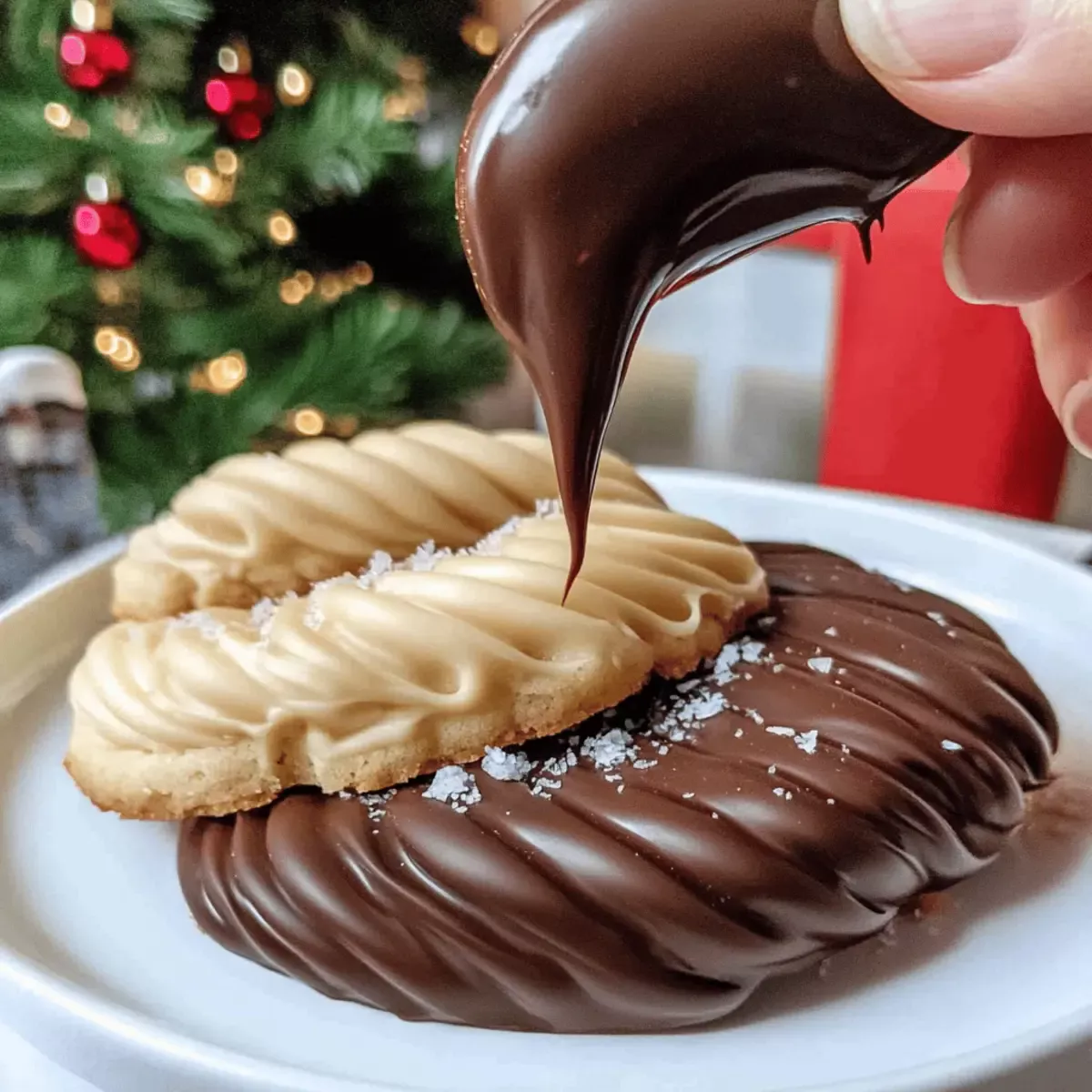 Delicious Chocolate Dipped Butter Cookies for Sweet Moments