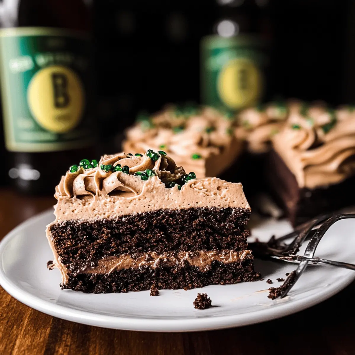 Decadent Chocolate Whiskey Cake with Bailey's Twist