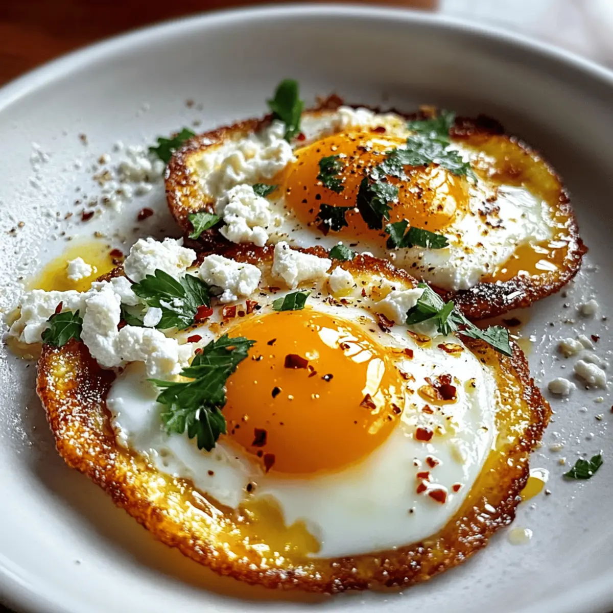 Crispy Feta Fried Eggs: The Perfect Mediterranean Breakfast