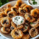Crispy Ranch-Breaded Mushrooms