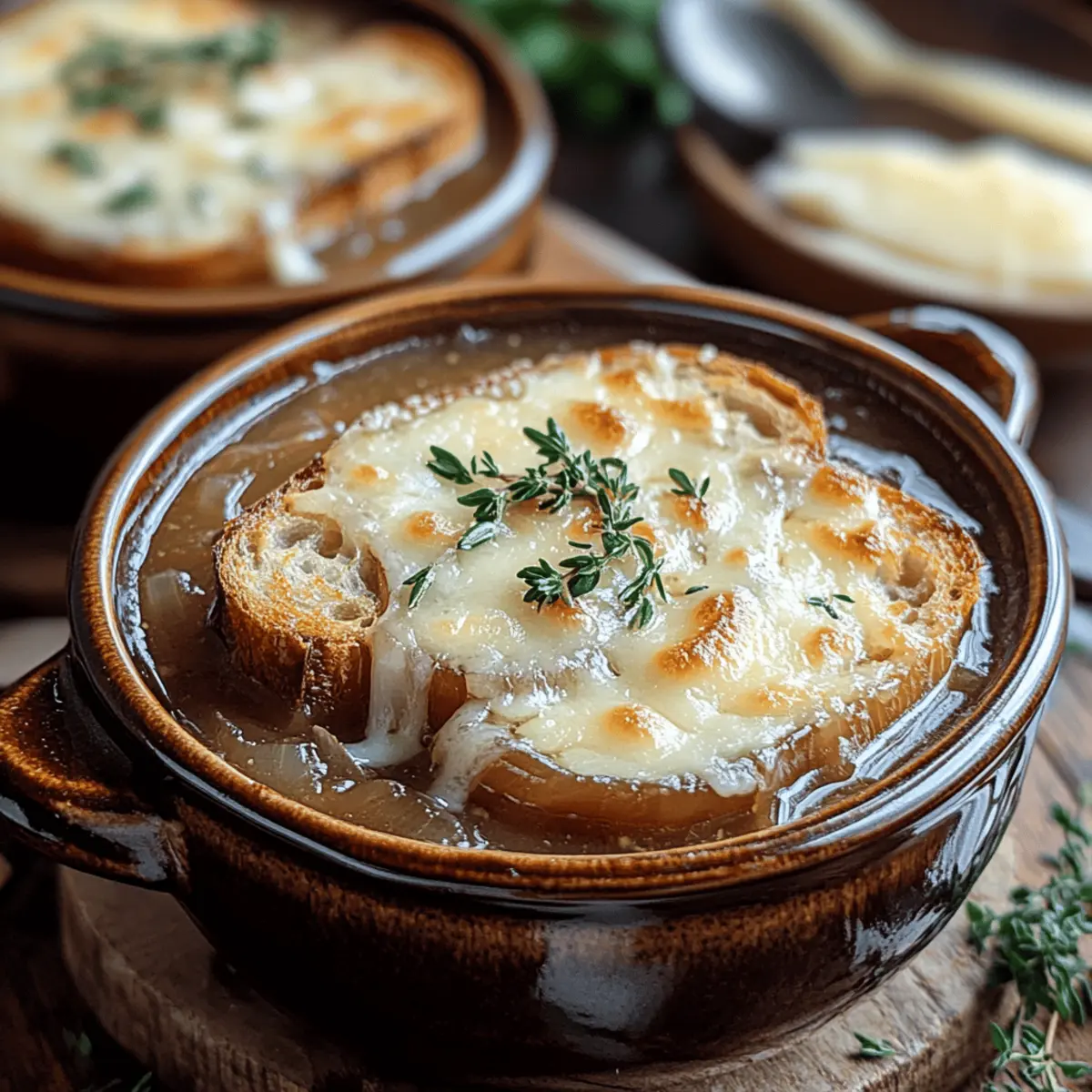Irresistible Italian Onion Soup with Fontina Bliss