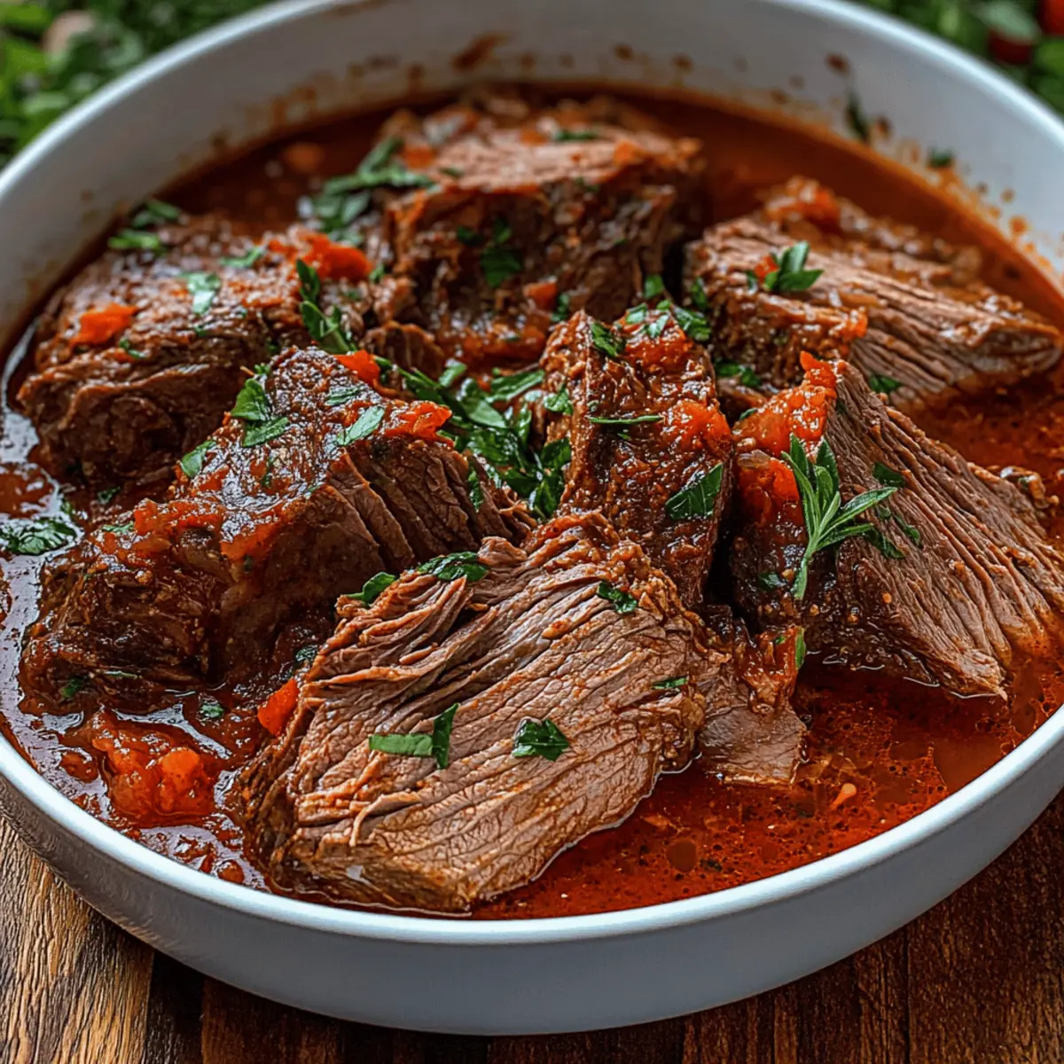 Heavenly Italian Pot Roast: A Cozy Family Favorite Recipe