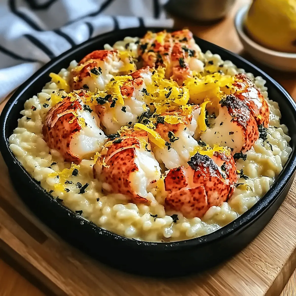 Lemon Butter Lobster Risotto: Indulge in Creamy Luxury