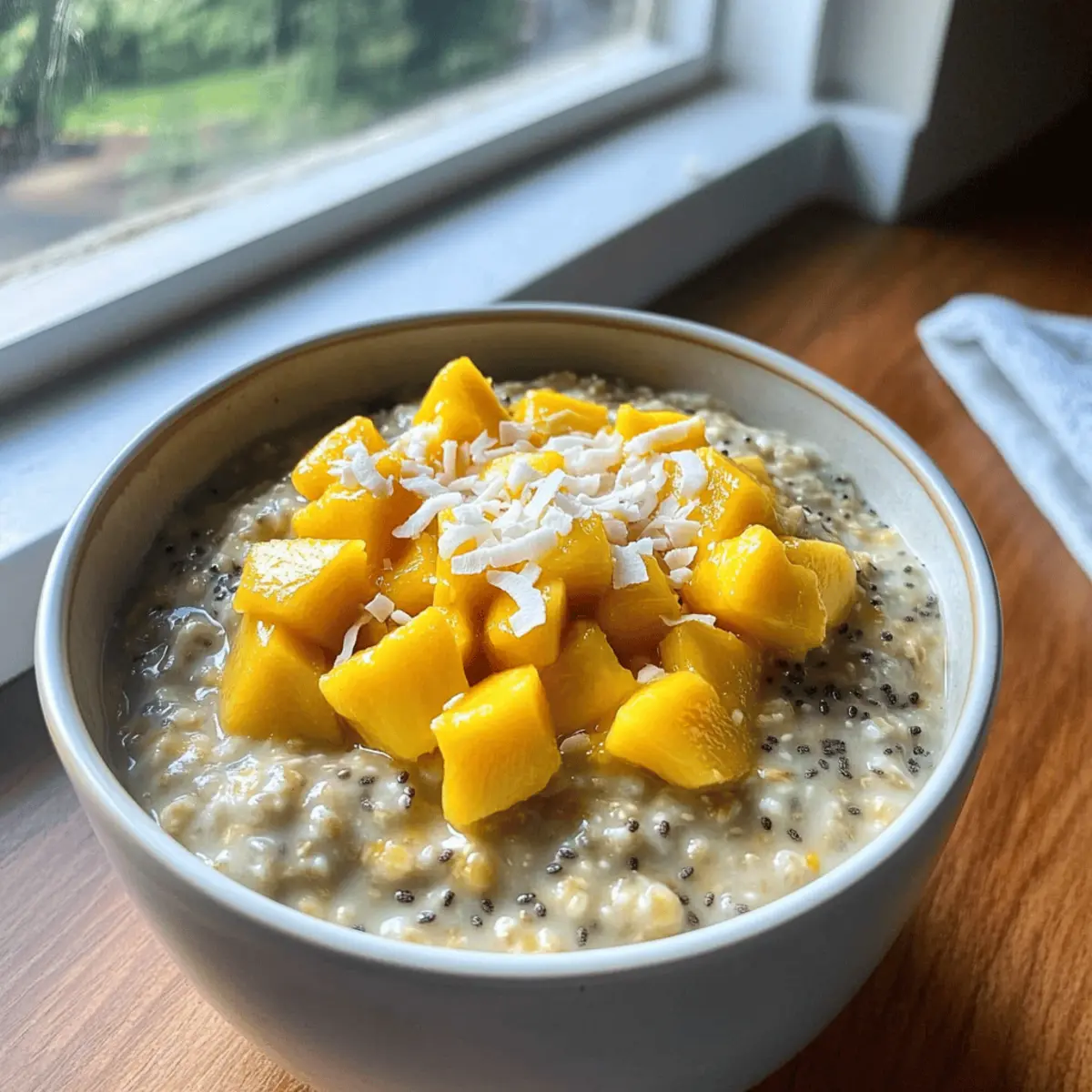 Mango Overnight Oats for a Bright and Easy Breakfast