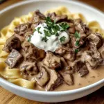 Old Fashioned Beef Stroganoff