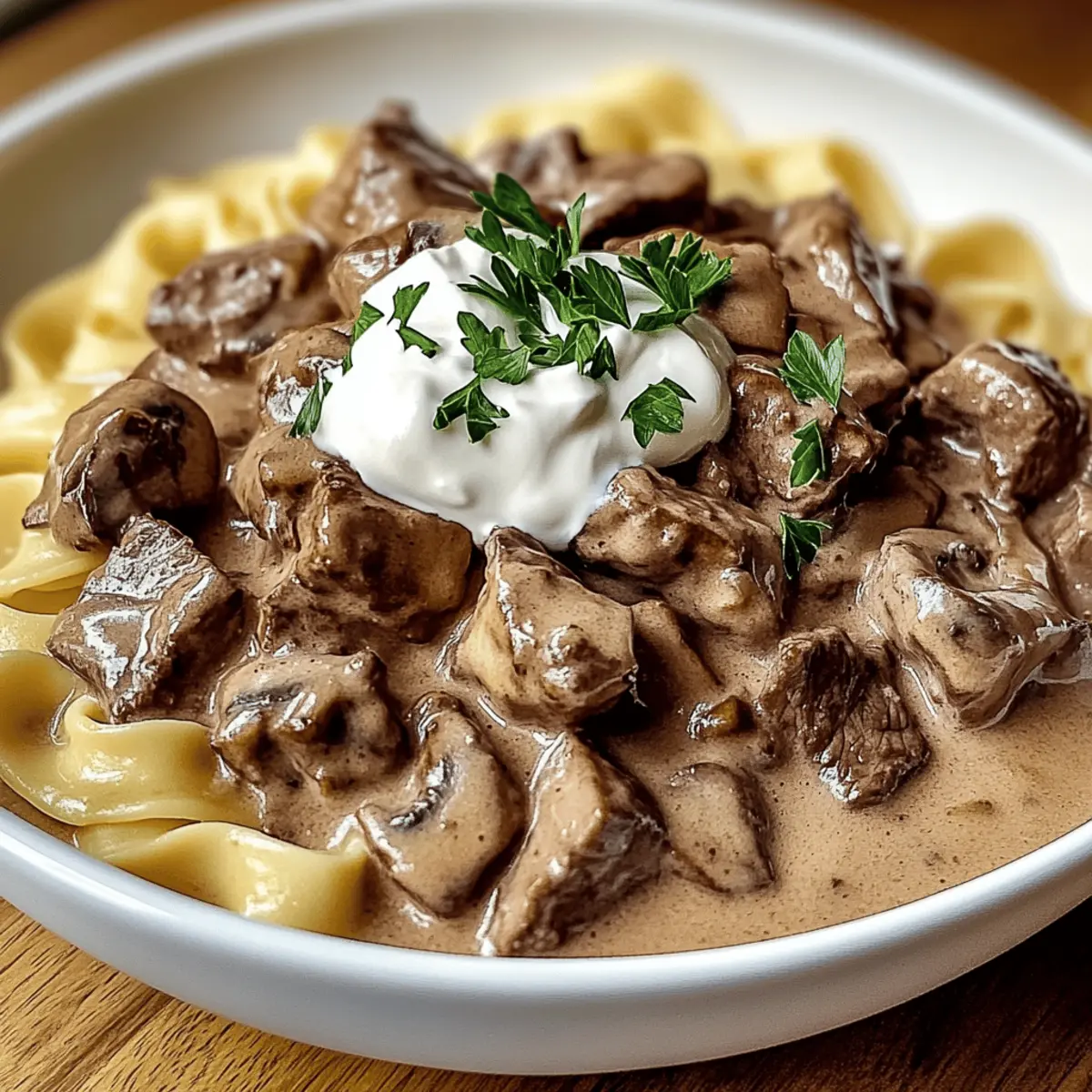 Creamy Old Fashioned Beef Stroganoff for Cozy Nights