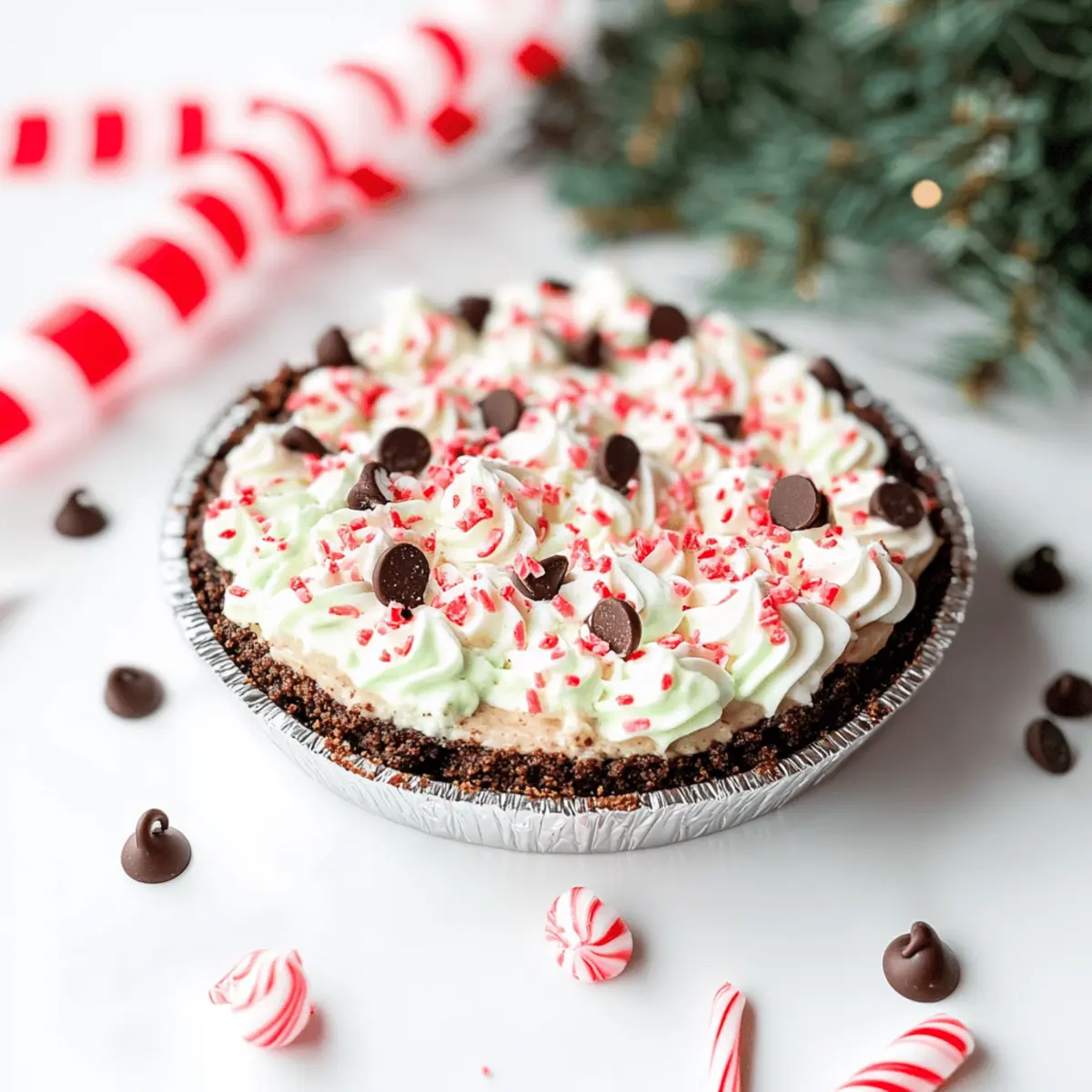 Dairy-Free Peppermint Pudding Pie: A Festive Treat to Share