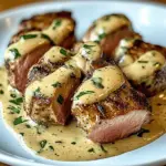 Pork Tenderloin with Dijon Cream Sauce