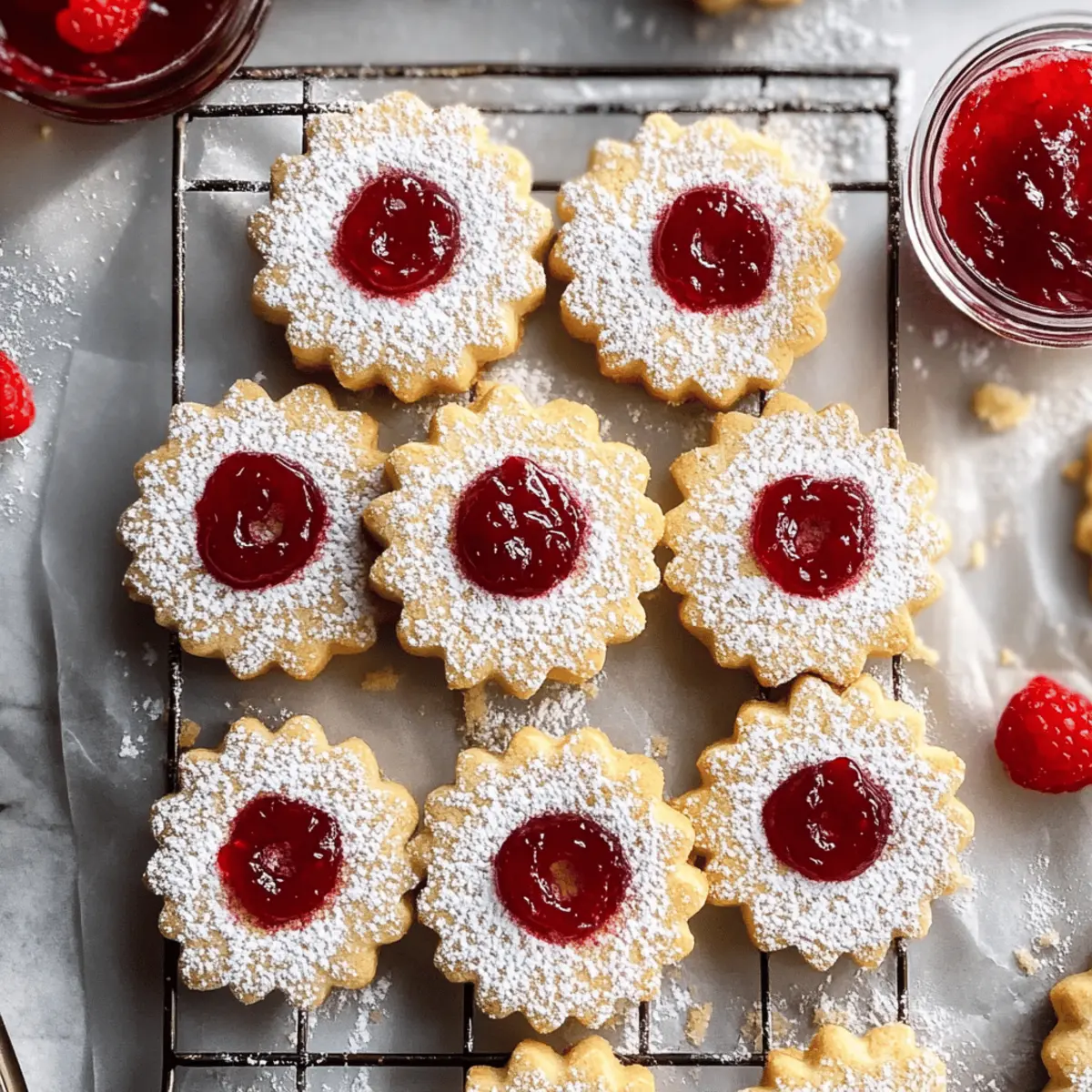 Irresistible Raspberry Linzer Cookies with Buttery Goodness