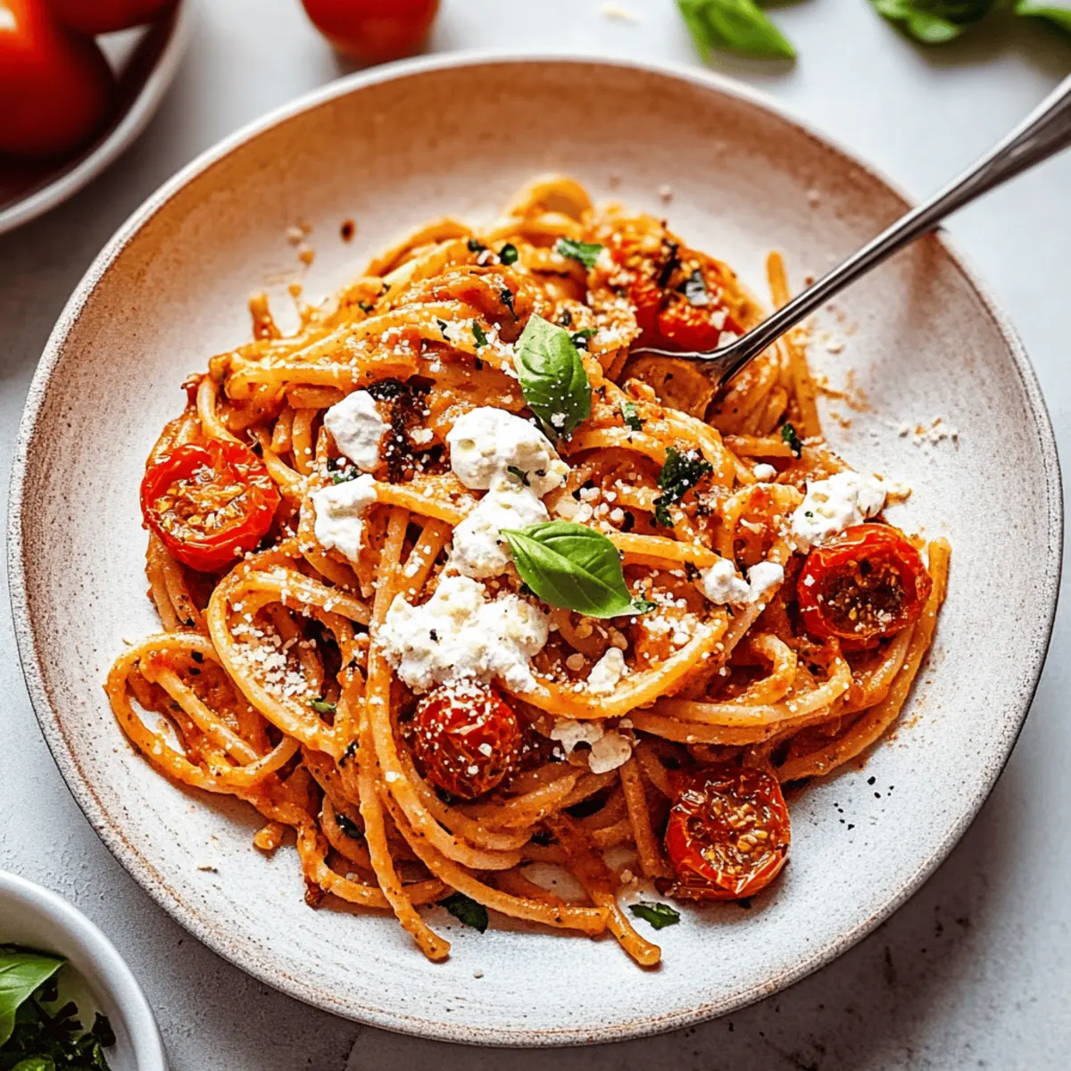 Comforting Roasted Tomato Sauce Pasta for Cozy Nights