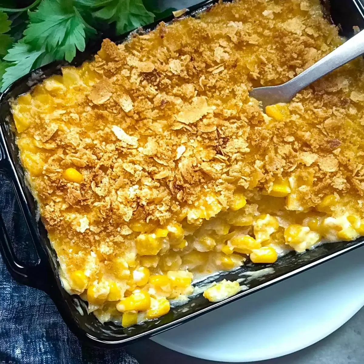 Creamy Scalloped Corn Casserole for Cozy Family Meals