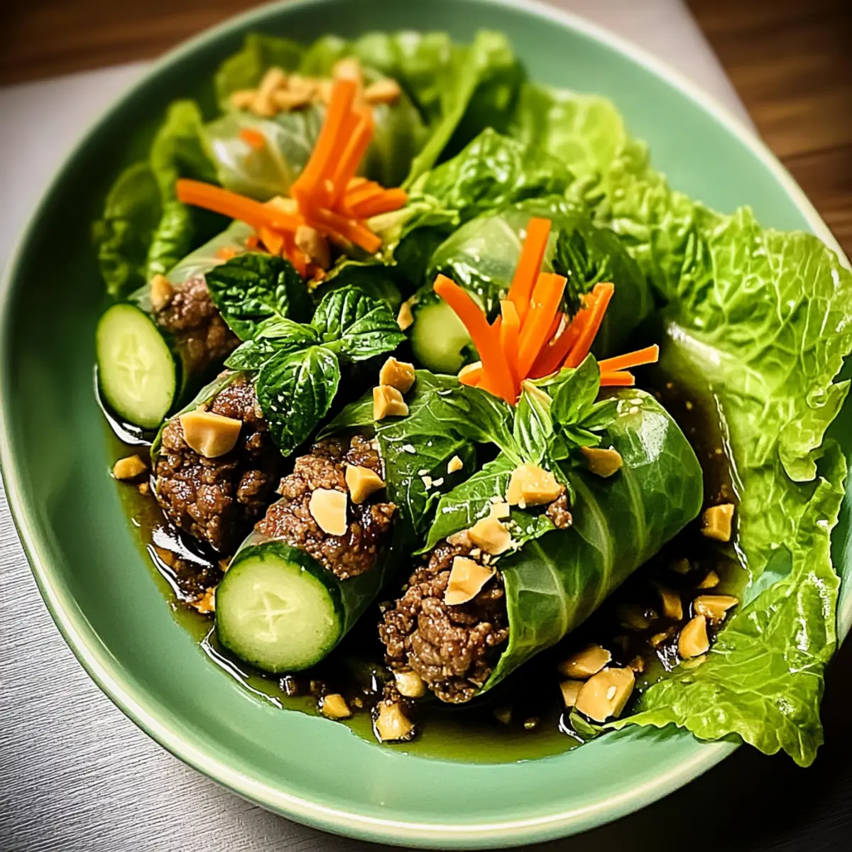Thai Basil Beef Rolls: Fresh Flavor Awaits You!