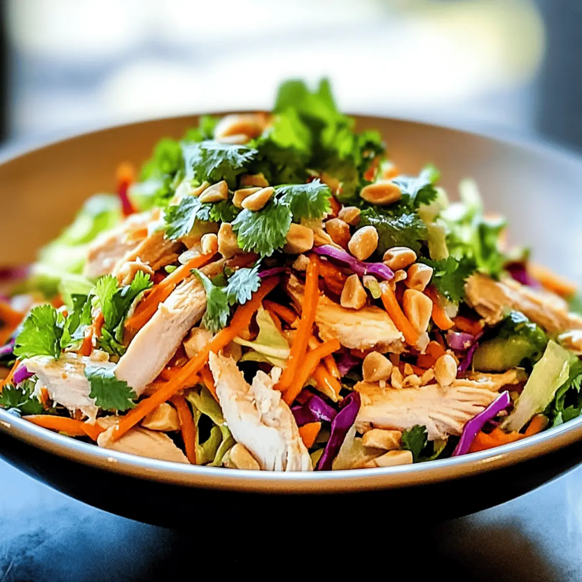 Zesty Thai Chicken Salad for a Refreshing Summer Feast