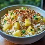 Tropical Coconut Pineapple Rice
