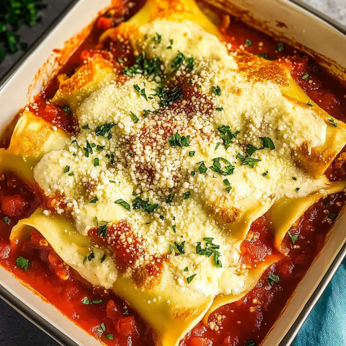 Delicious Authentic Homemade Italian Manicotti with Crepes