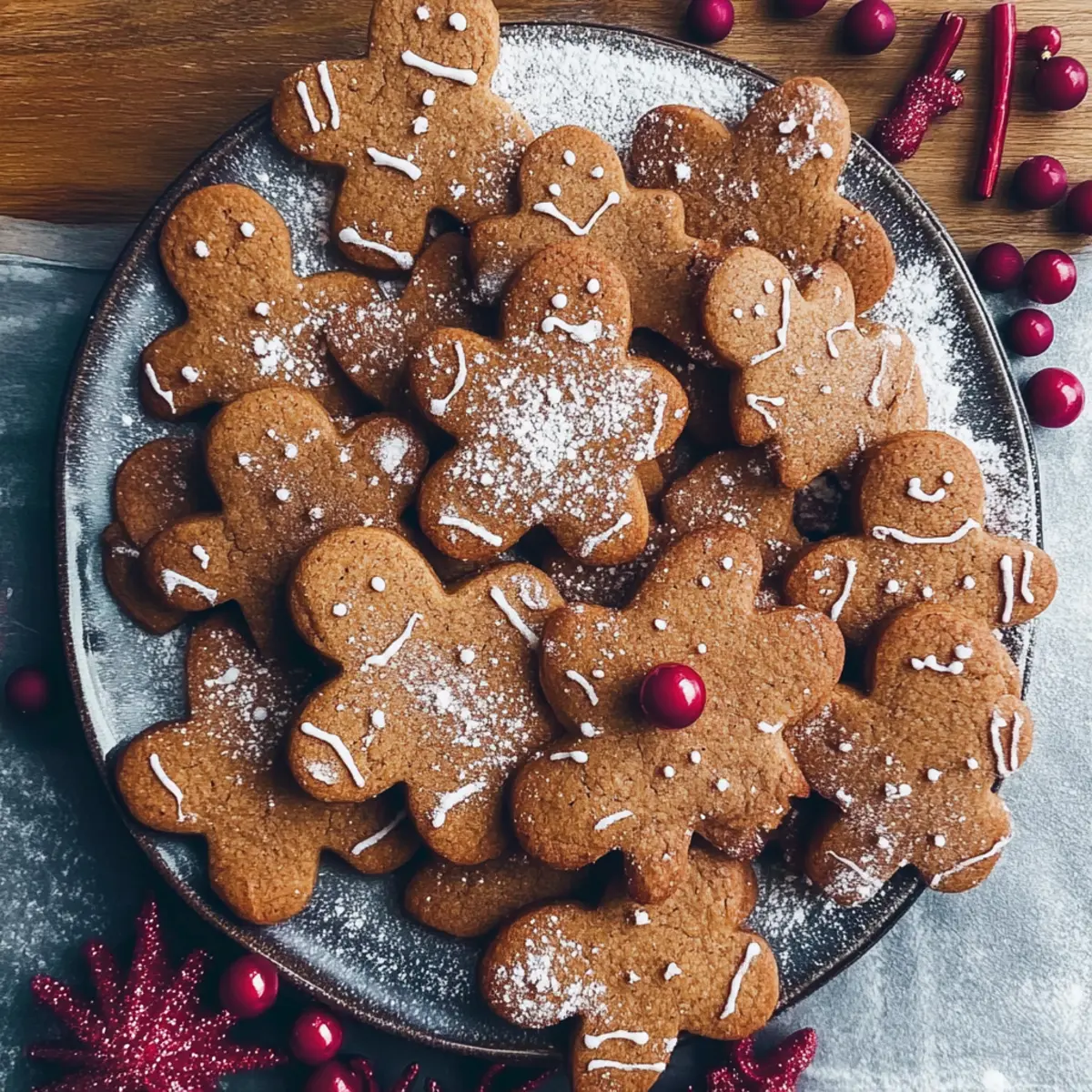 Vegan Gingerbread Cookies That Melt in Your Mouth!