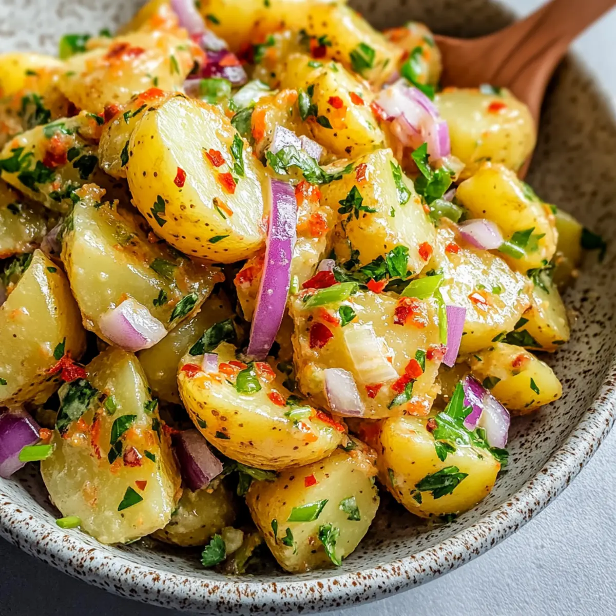 Refreshing Turkish Potato Salad: Light, Zesty, and Mayo-Free